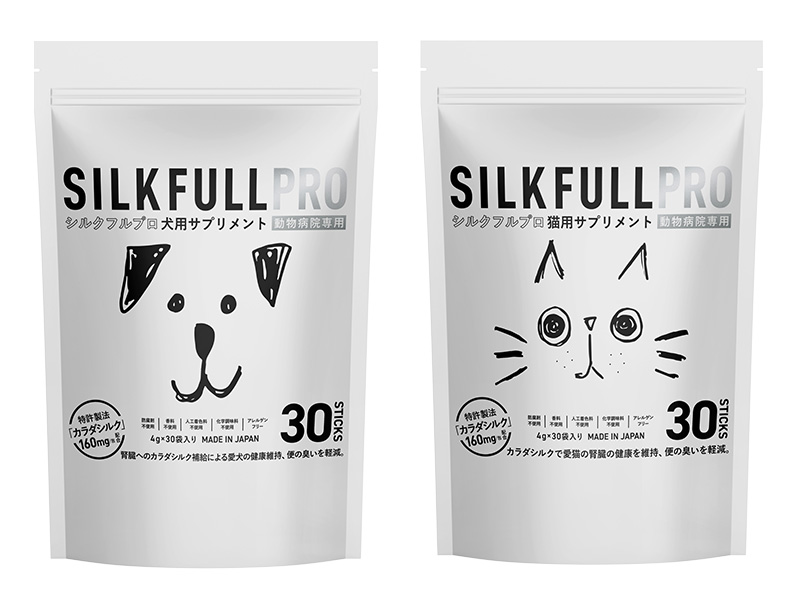 シルクの力で犬・猫の腎臓疾患にアプローチするSILKFULL PROとは