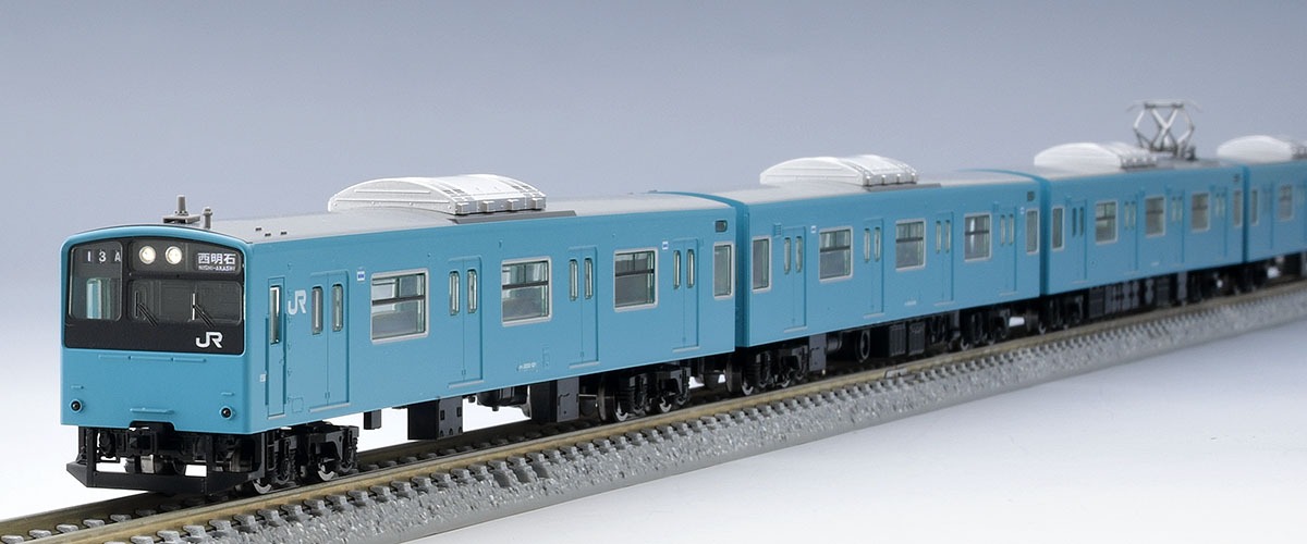 JR 201系通勤電車（JR西日本30N更新車・スカイブルー）セット 品番