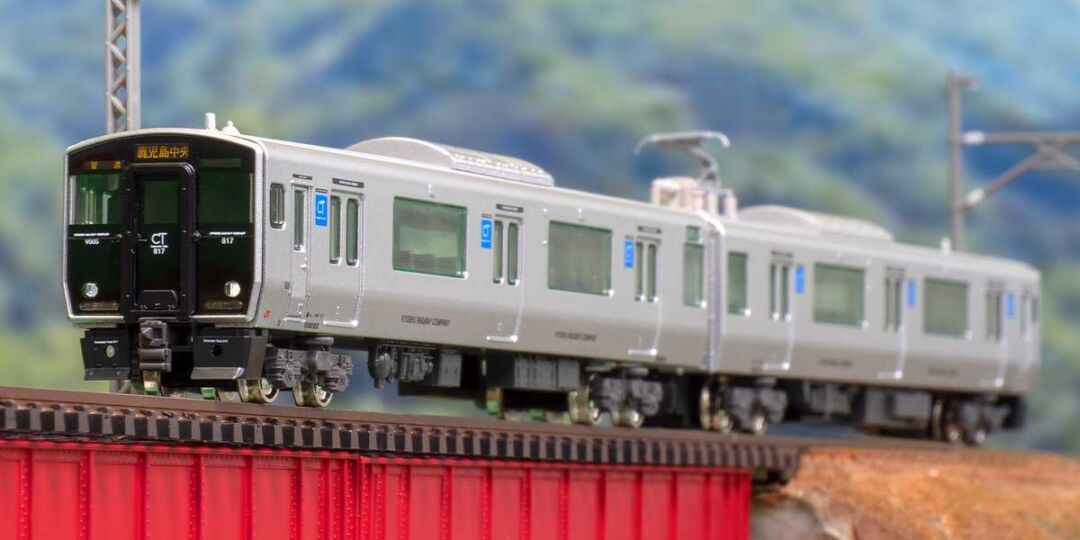 GM JR九州817系鹿児島車（V005編成）2両編成セット 品番:31705