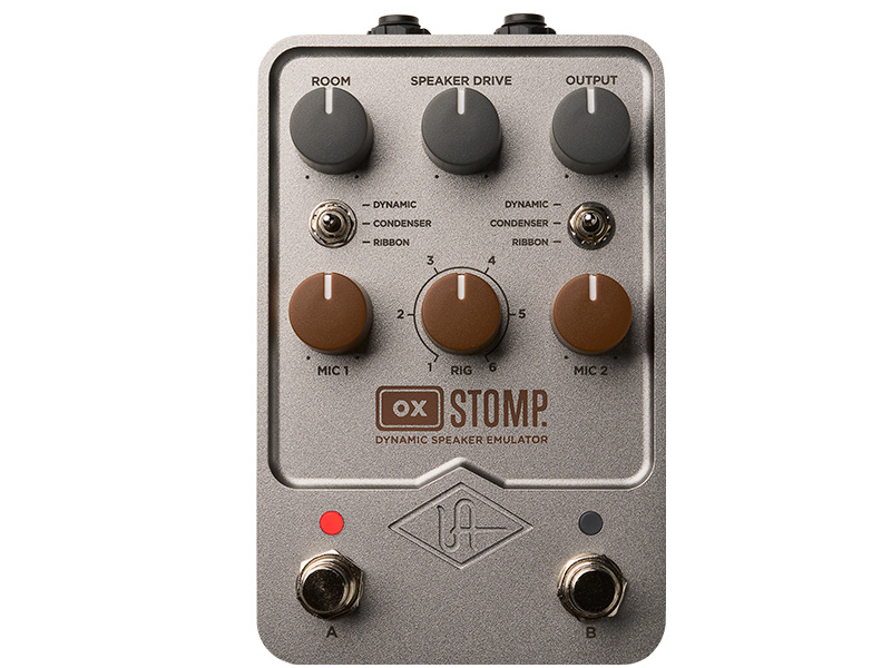 Universal Audio Release New UAFX OX Stomp Dynamic Speaker Emulator