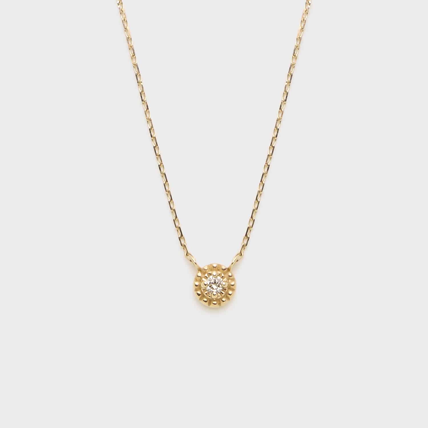 K10ダイヤモンドネックレス（0.02ct）｜ネックレス｜ノジェス 公式