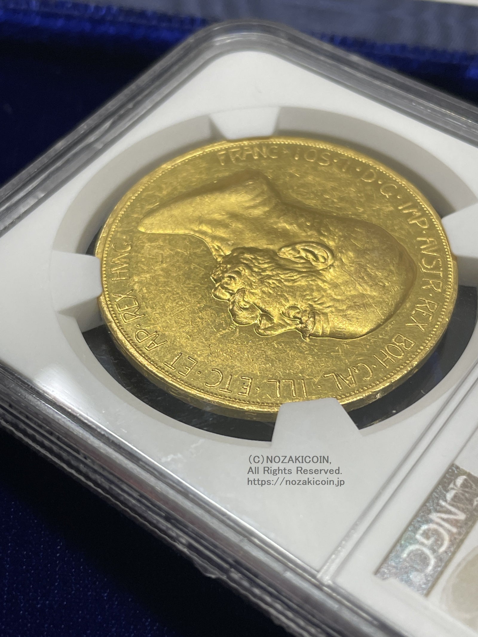 オーストリア 雲上の女神 100コロナ金貨 1908年 フランツ・ヨーゼフ