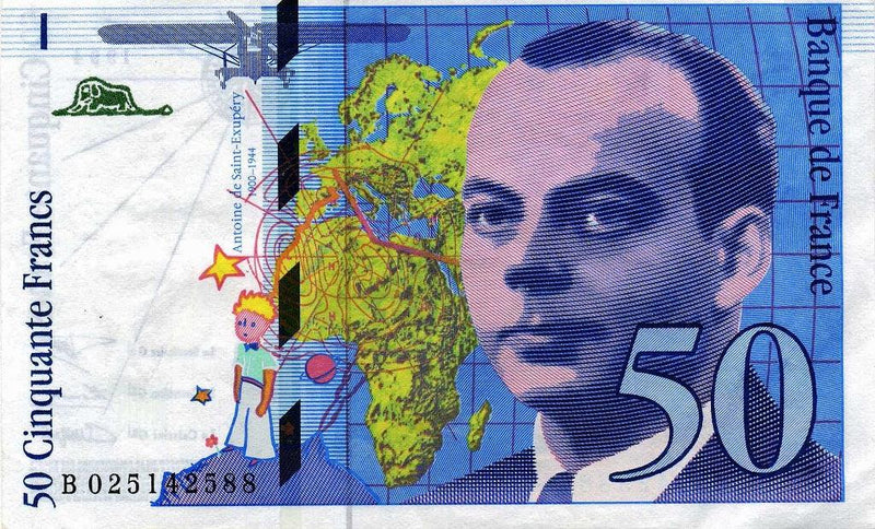 フランス 50フラン紙幣 1994年 星の王子様 – 野崎コイン