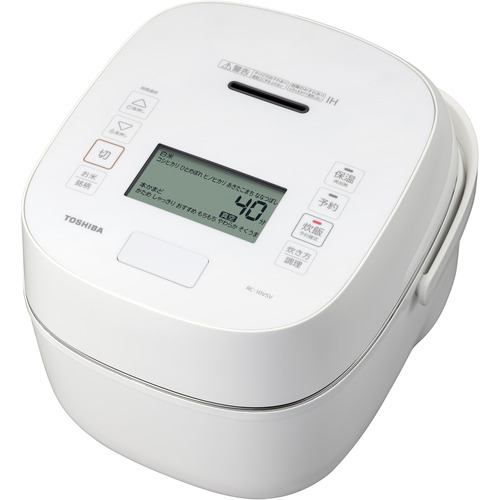 東芝 真空圧力IH炊飯器 炎 匠炊き 5.5合 RC10VSV(W) — nmo