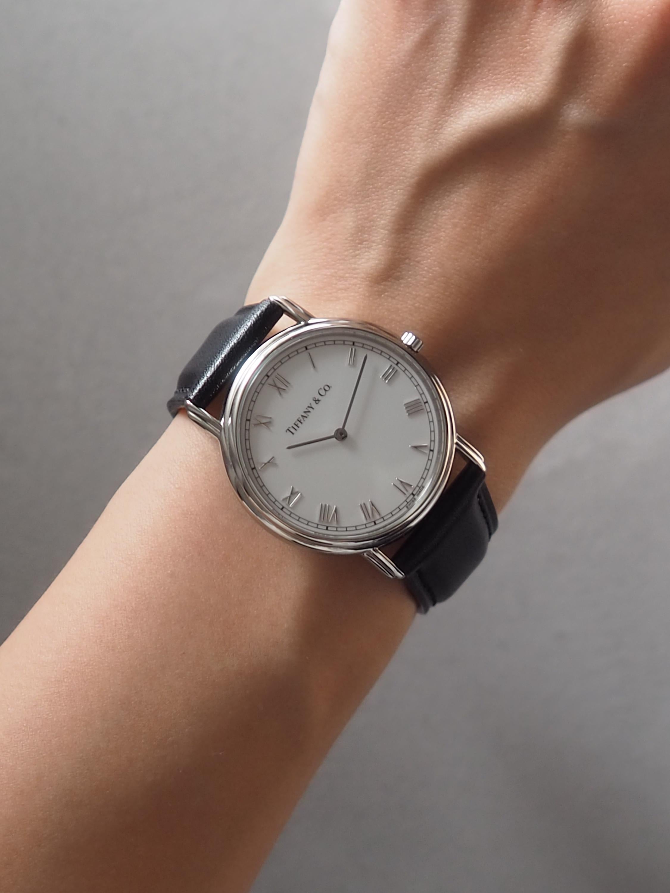 Tiffany & Co Tiffany クラシック ラウンド ウォッチ 腕時計 ユニ
