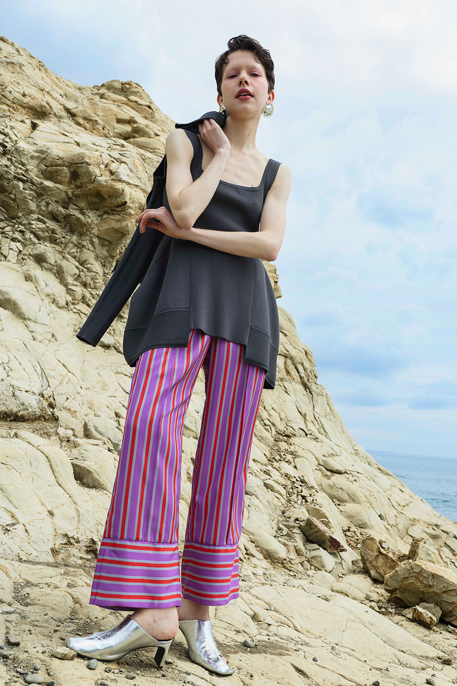 h*a様 OMMO プリントパンツ Ssize OK0054 OMMO ONLINE STORE / MULTI