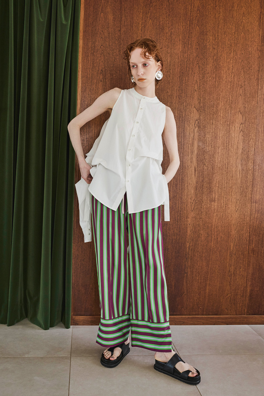 h*a様 OMMO プリントパンツ Ssize OK0054 OMMO ONLINE STORE / MULTI