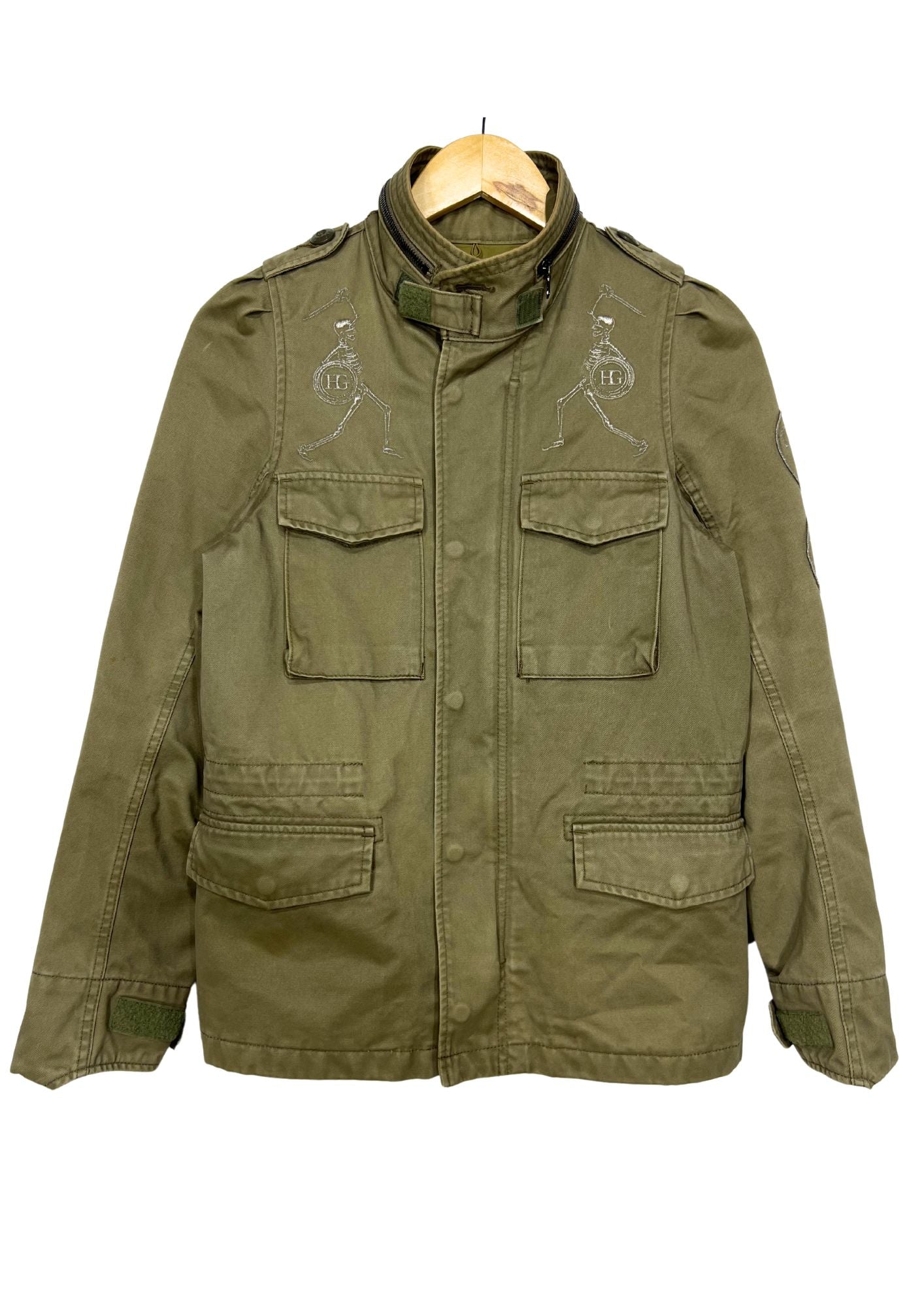 2000s HYSTERIC GLAMOUR Embroidered Military Jacket – ONZEN ANIME STYLE