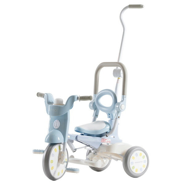 選べる特典付】iimo 三輪車 #02 マカロンブルー イーモトライシクル