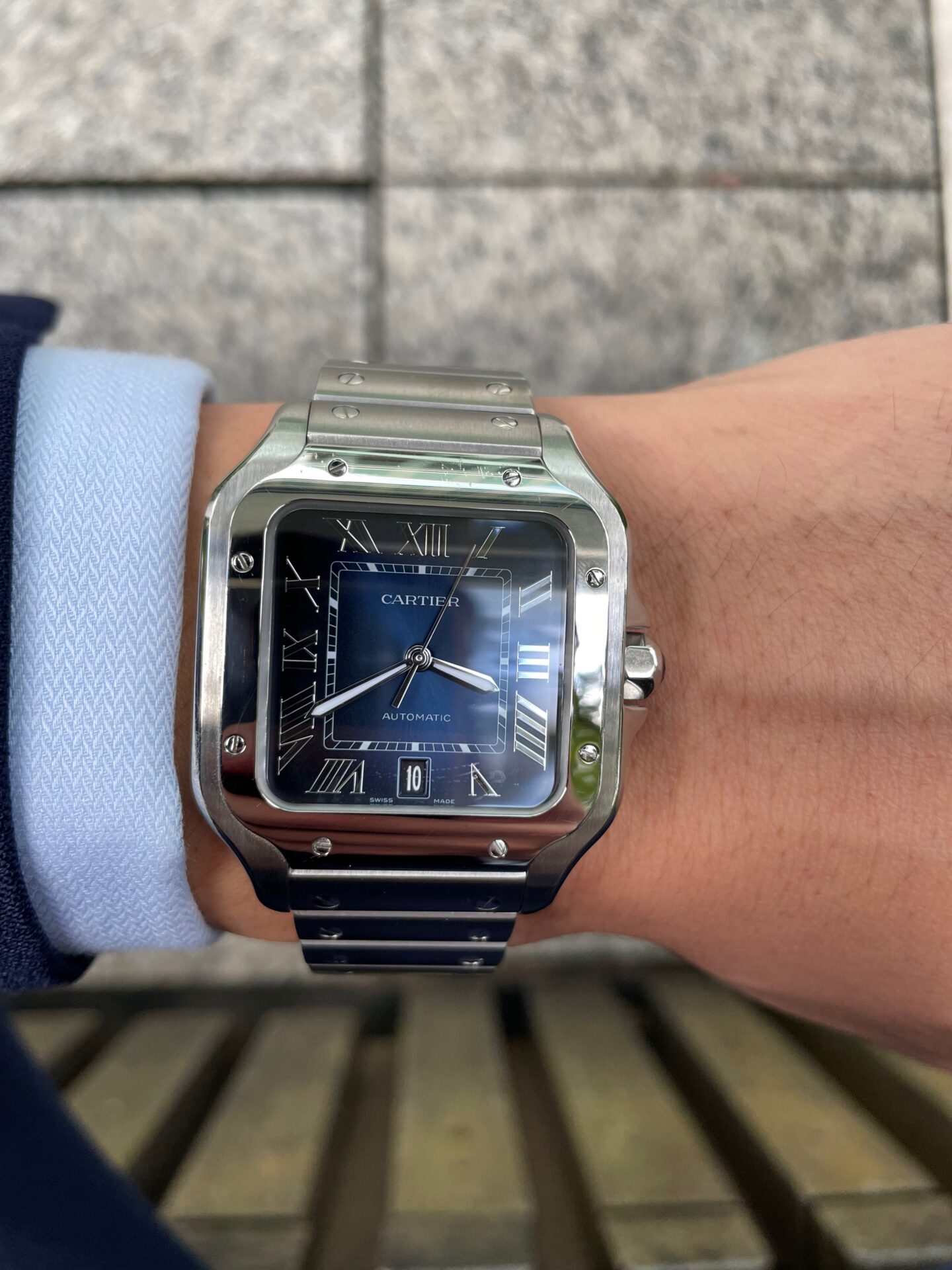 カルティエ cartier サントスLM 調整コマ SS ［価格交渉可