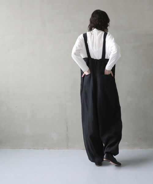 suzuki takayuki スズキタカユキ wide legged pantsⅠ[A252-11/black]