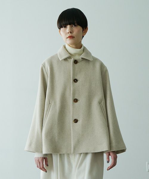 Mochi モチ a-line short coat エーラインショートコート