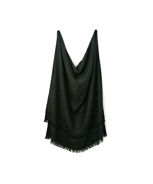YANTOR ヤントルTibetan Paisley Jacquard Wool Stole ヤントル正規