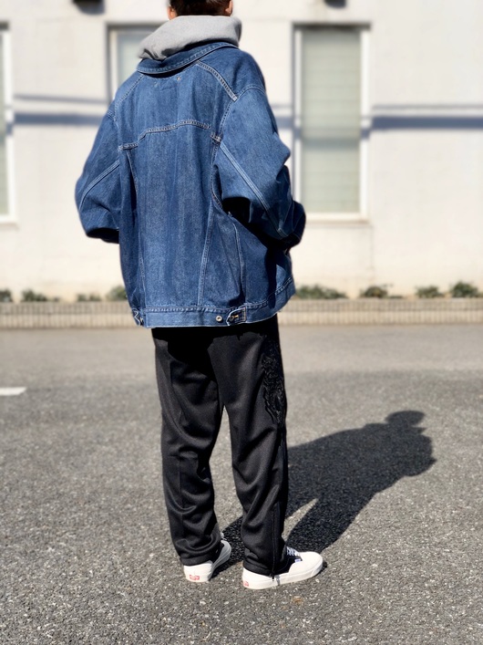 2020 S/S doublet - MARIONETTE SILK DENIM JACKET. : dogdays