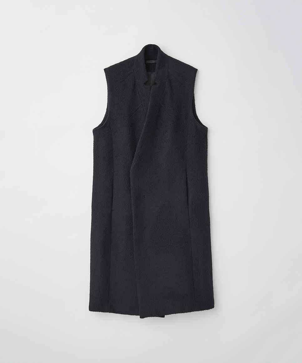 トップス JUHA SLEEVELESS COAT / Black JUHA SLEEVELESS COAT / Black