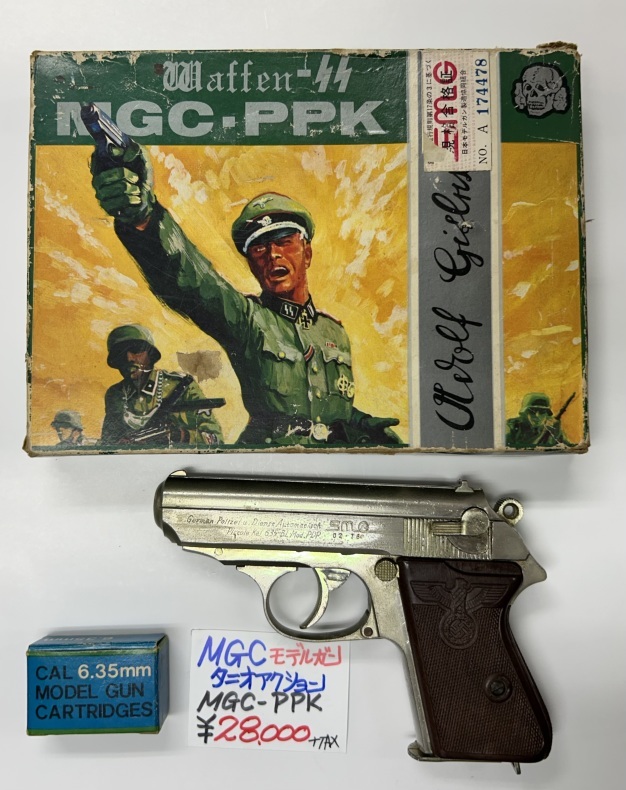 MGC】PPK モデルガン SMG規格合格品【希少】 MGC】PPK モデルガン SMG