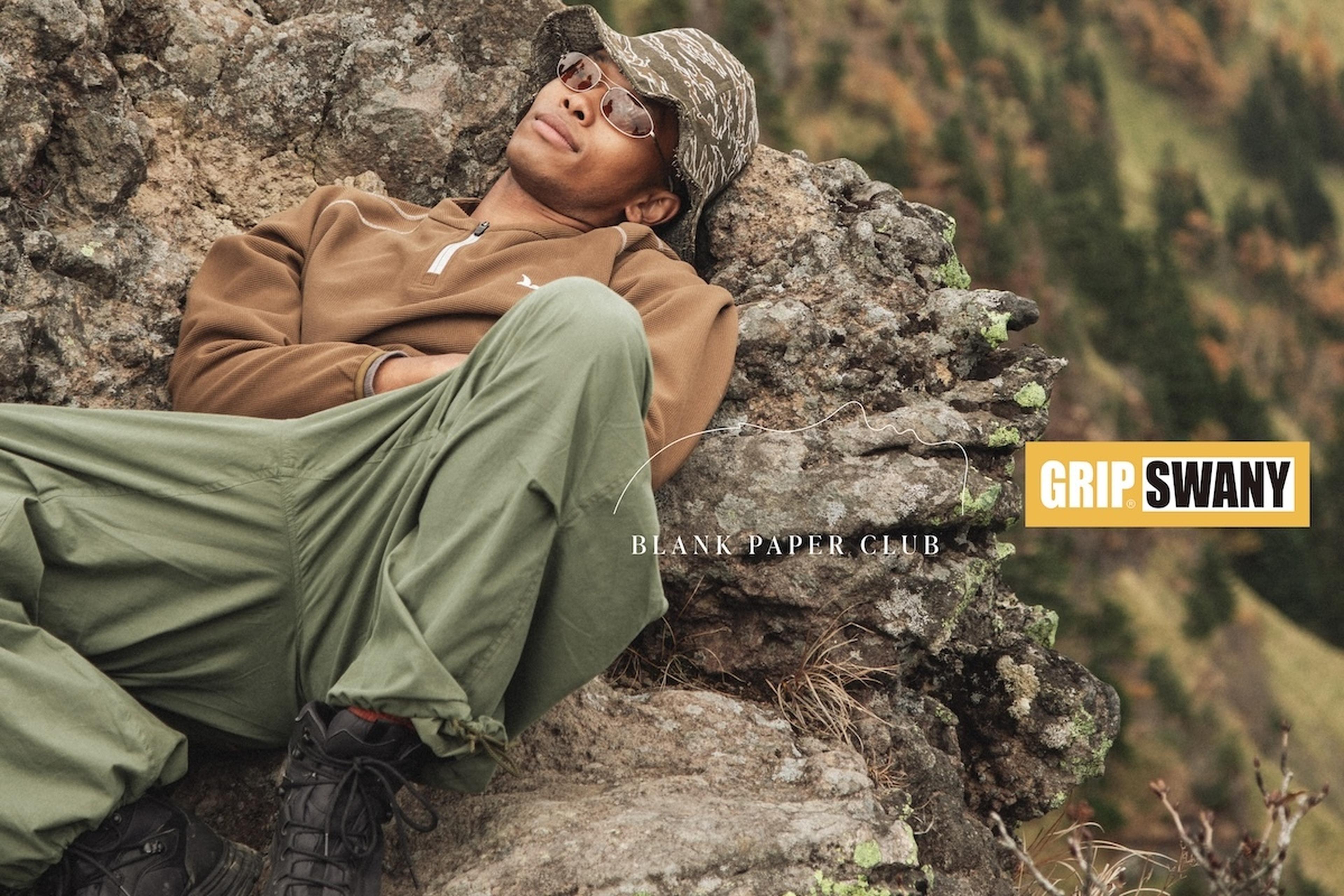 GRIP SWANYから“至極コラボ”のキャンプなマウンテンパンツが新登場