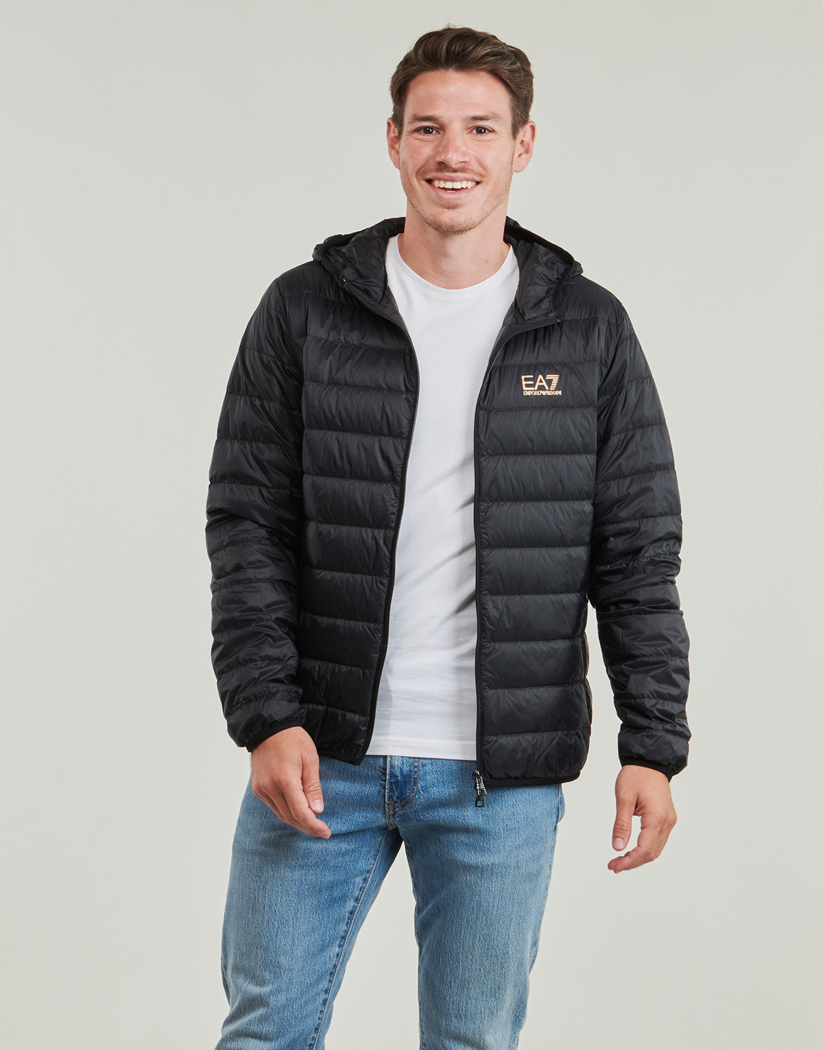 Emporio Armani EA7 CORE IDENTITY DOWN JACKET HD Black / Gold