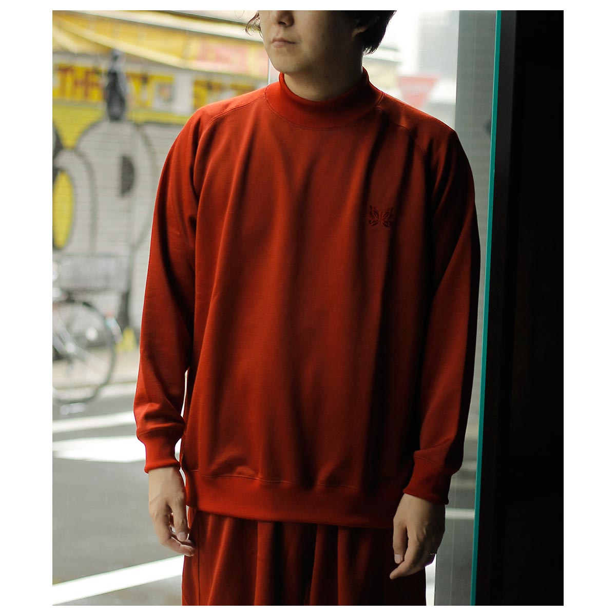 40%OFF セール ニードルズ NEEDLES モックネックシャツ ブライト