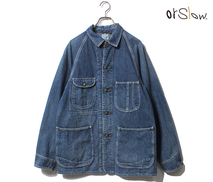 orSlow オアスロウ デニム ユーズドウォッシュ カバーオール 1950'S