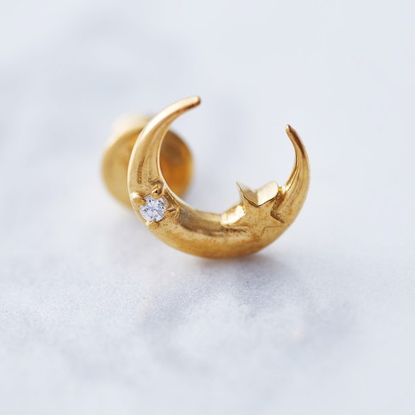 Crescent Luna ピアス ゴールド ゆんページ新品未使用クレセントルナ