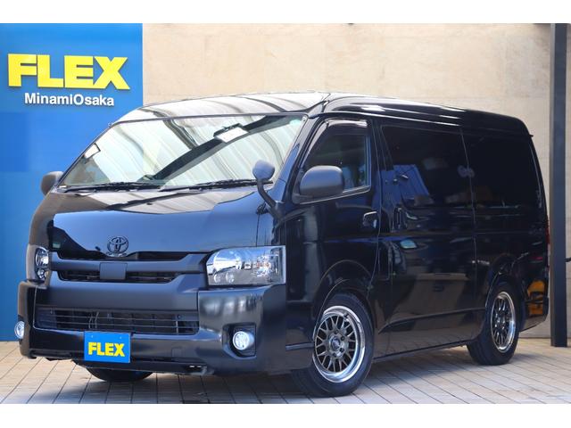 トヨタ ハイエースバン メッキ部マットブラック塗装 新品FLEX