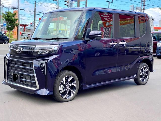 タントカスタム 車検8/4 ナビ TV パワースライドドア エコアイドル