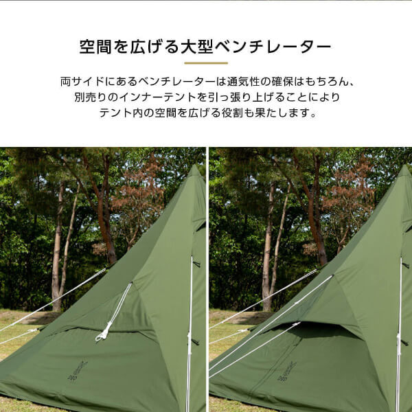 DOD T3-949-BL ワンポールテントRX(M)TC ブルーグレー | 激安の新品