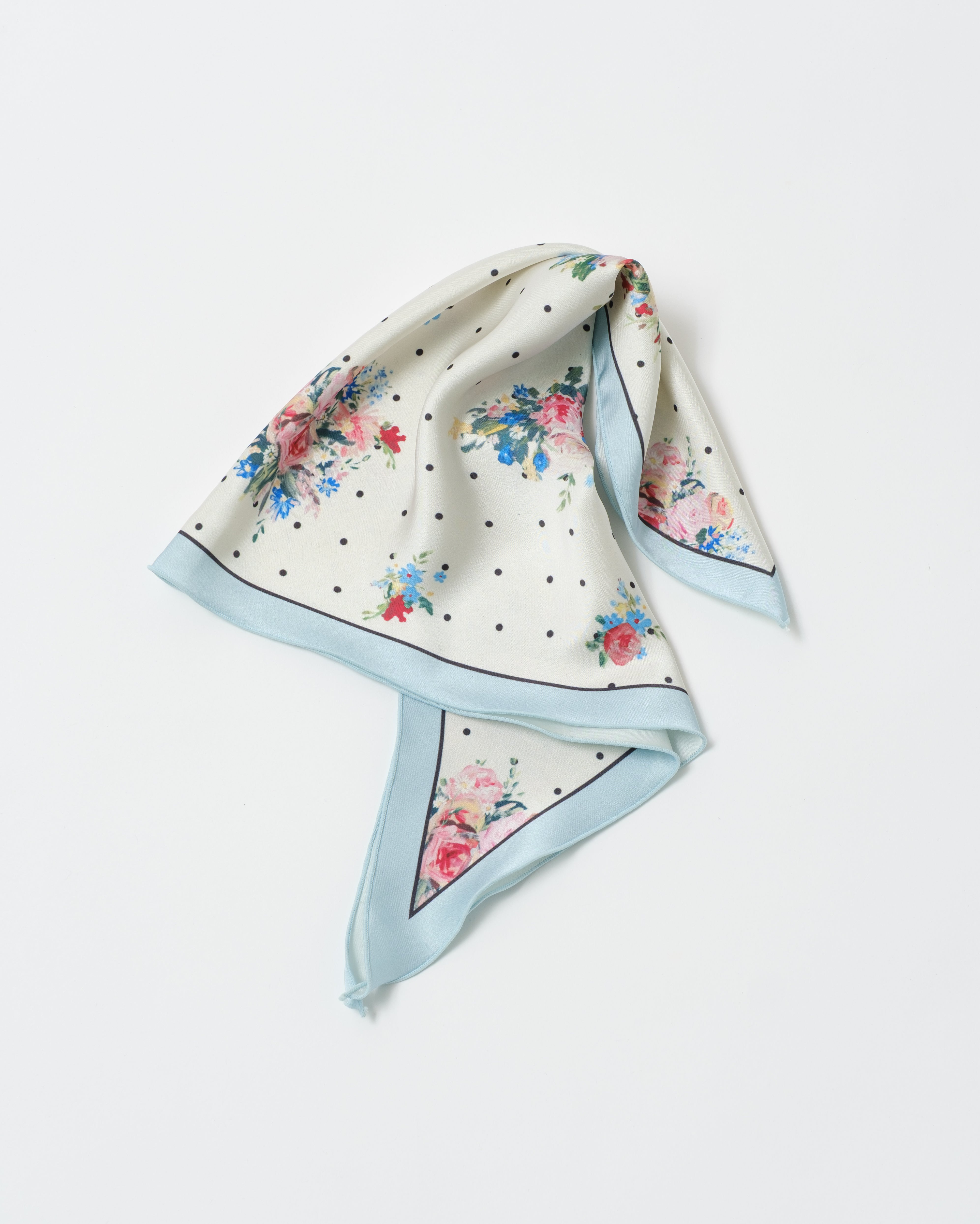Dot flower scarf