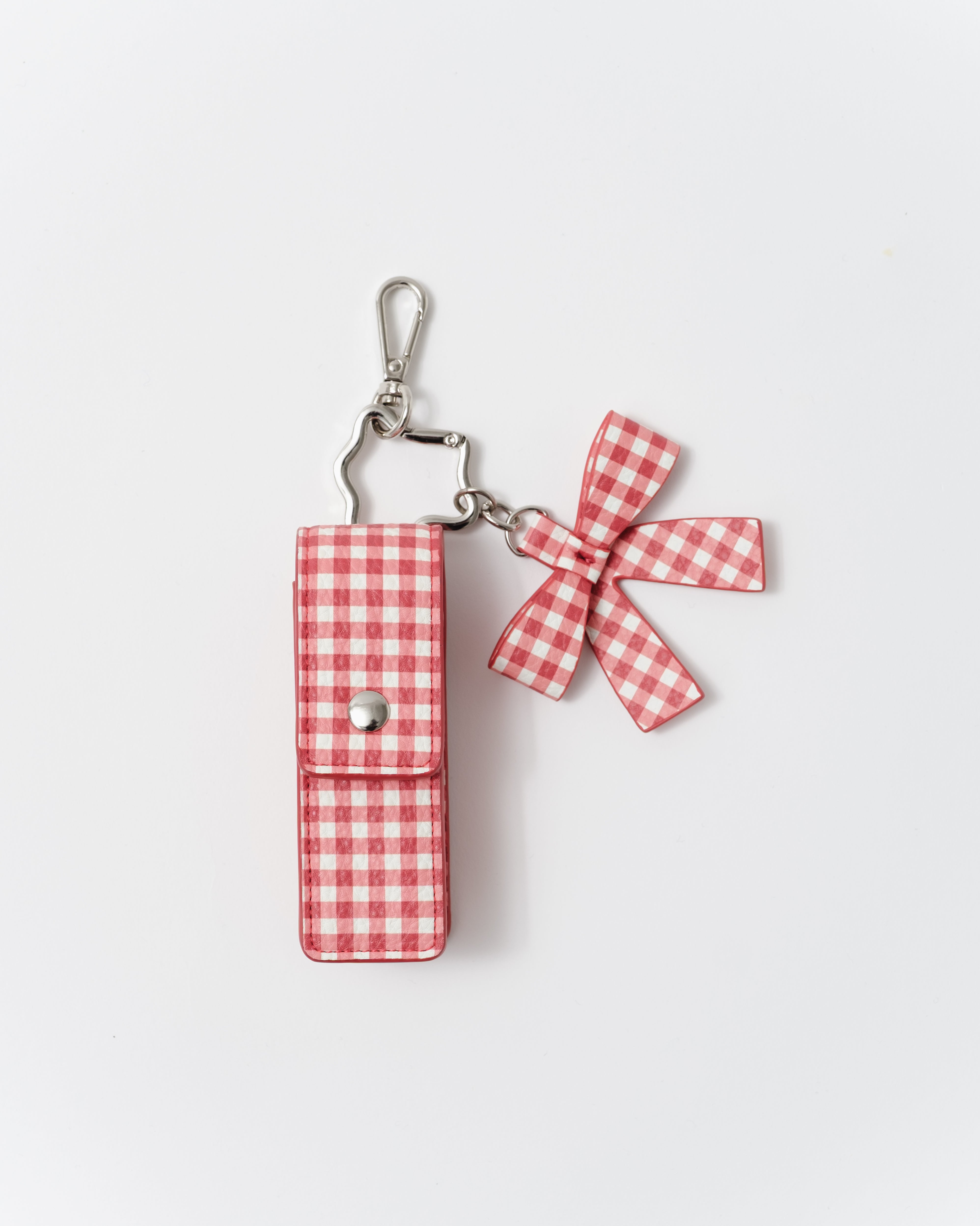 あさぎーにょ poppy Charm lip caseギンガム Charm lip case