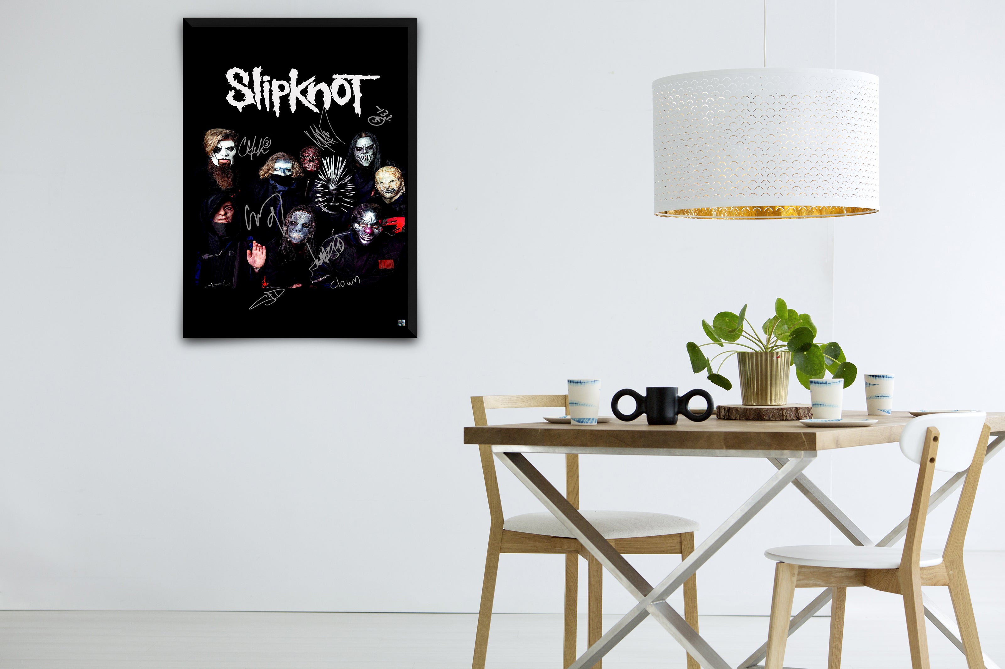 Slipknot Signed Poster with COA