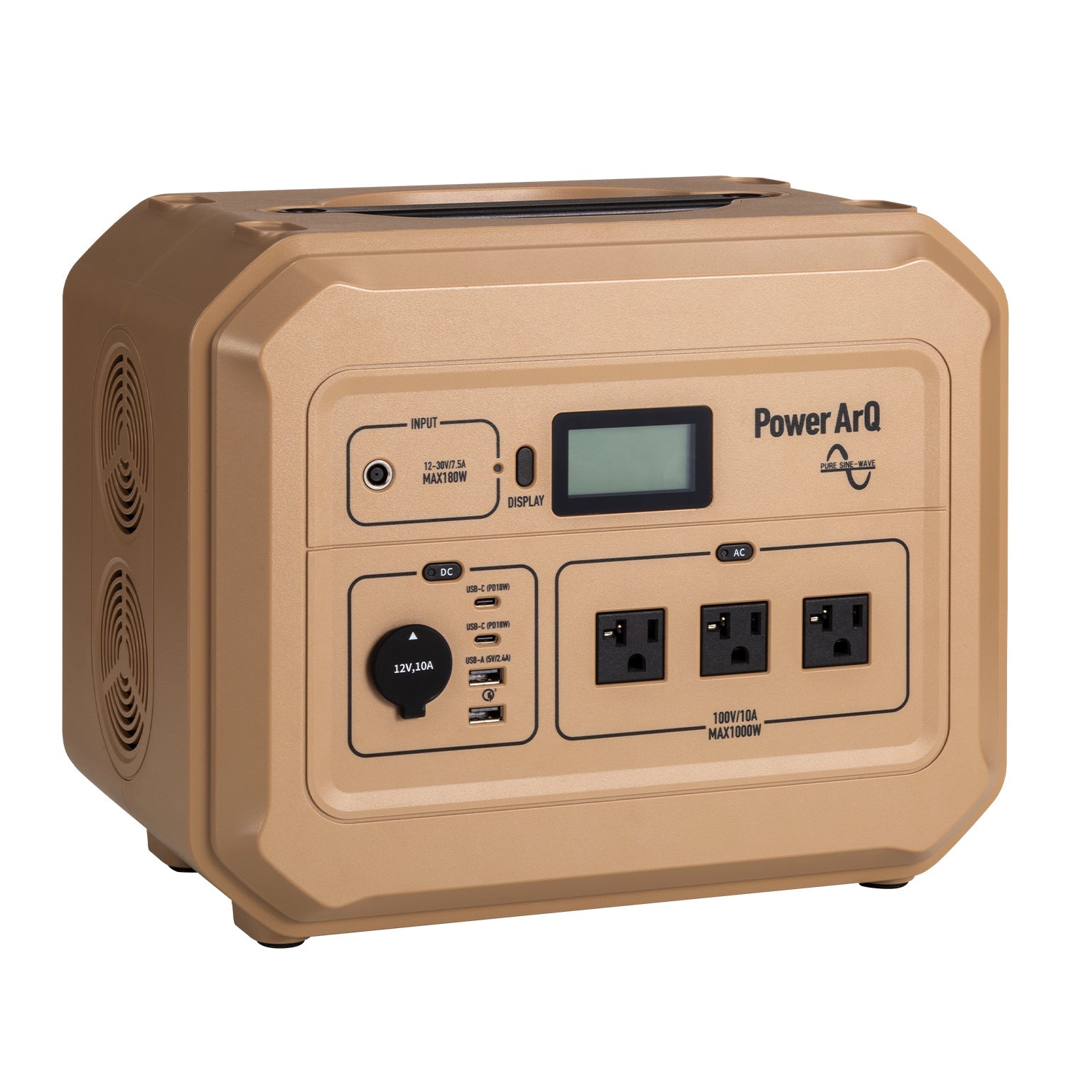 ポータブル電源 PowerArQ 3 大容量 555Wh 蓄電池 Smart Tap / 冒険に