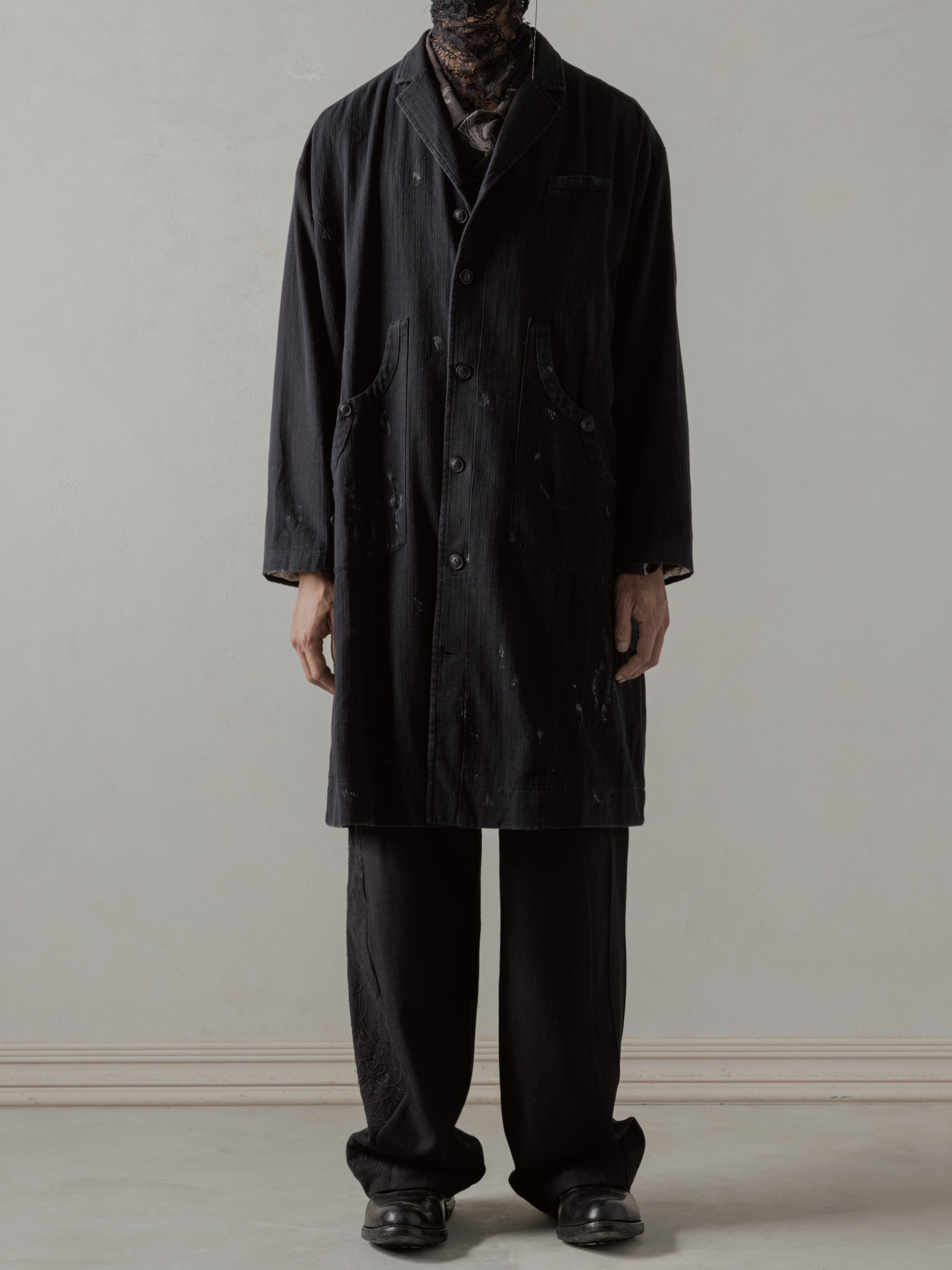 24FW｜Work Coat (Black) – Professor.E