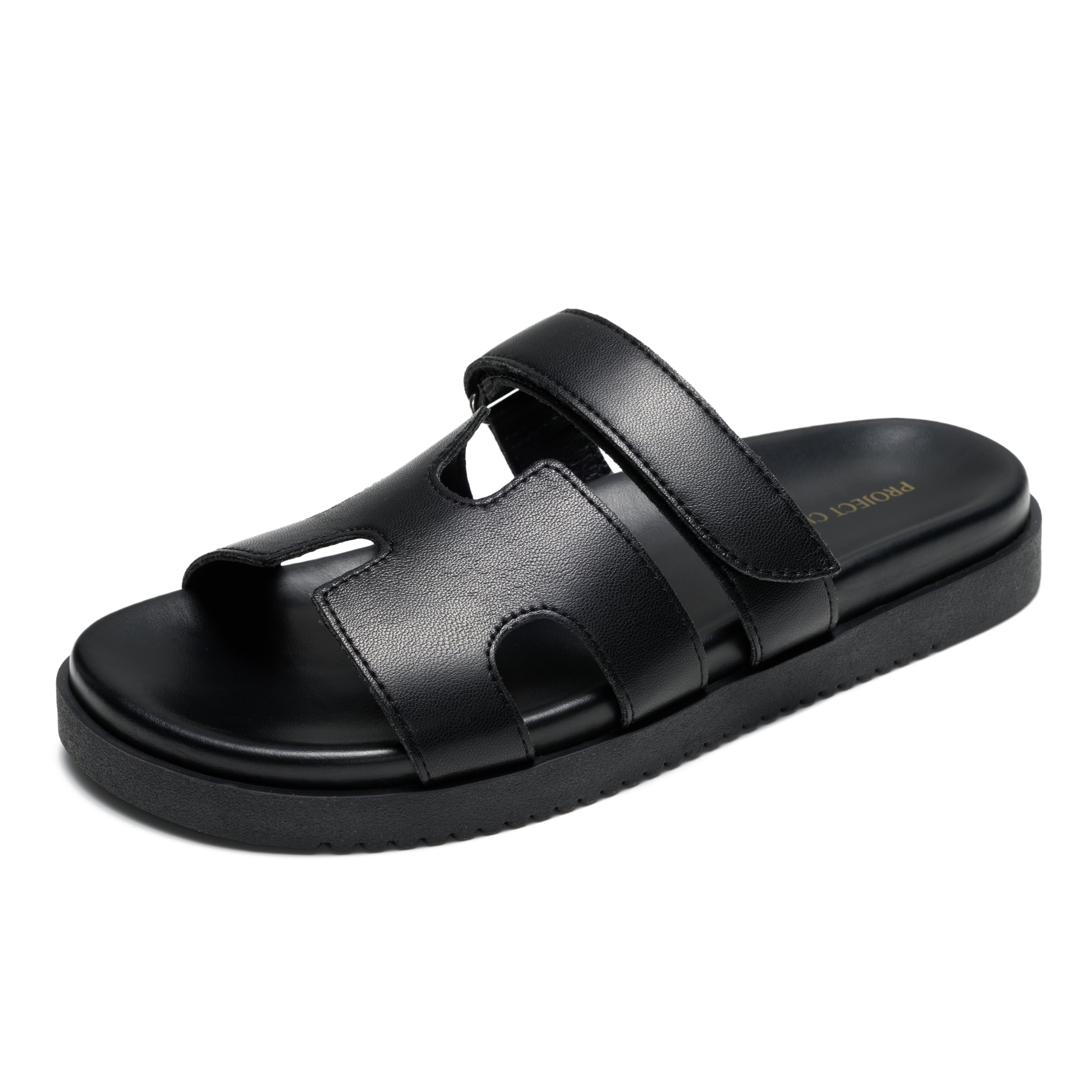 Genuine Leather Plush and Soft Insole Sandals | Women's Comfort