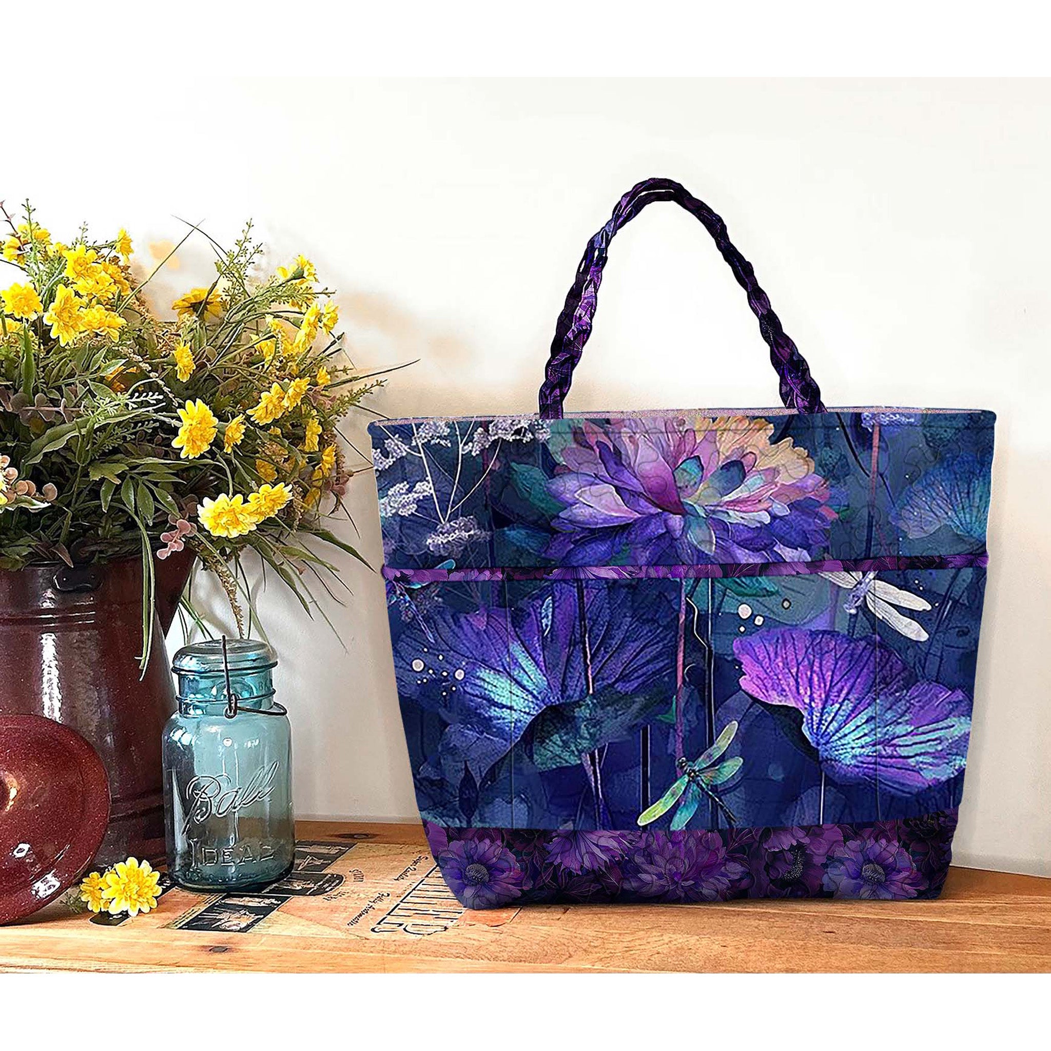 Playing with Panels Market Tote Bag JMD-233e - Downloadable