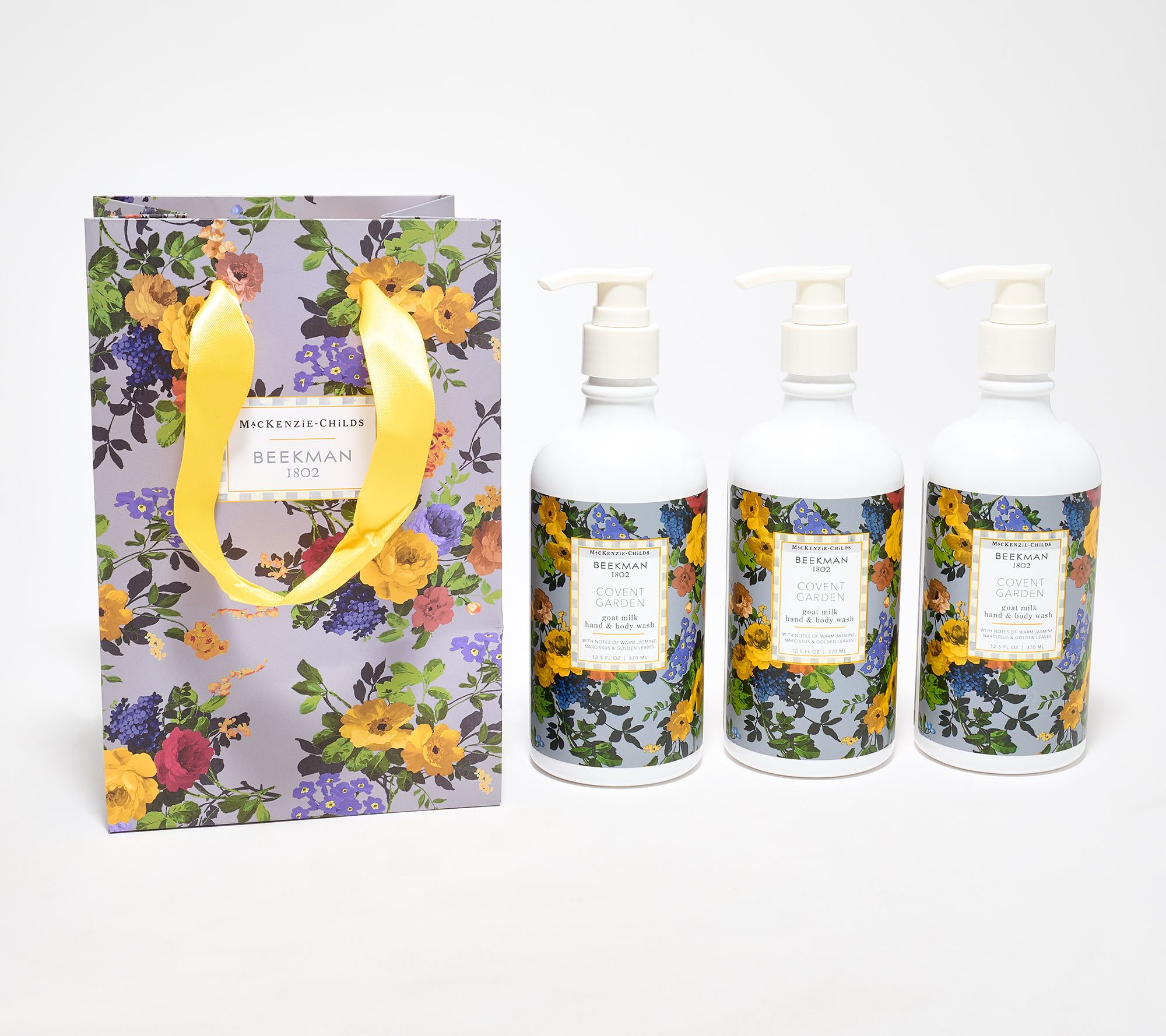 Beekman 1802 x MacKenzie Childs Hand & Body Wash Trio - QVC.com