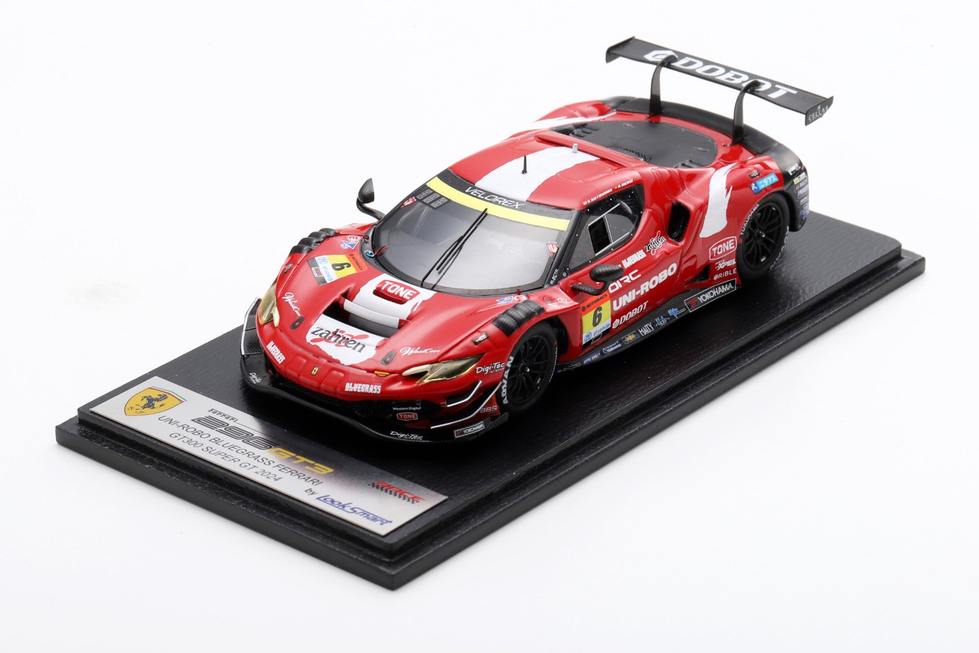 ルックスマート1/43 フェラーリ F1-75 ルクレール2022バーレーン優勝