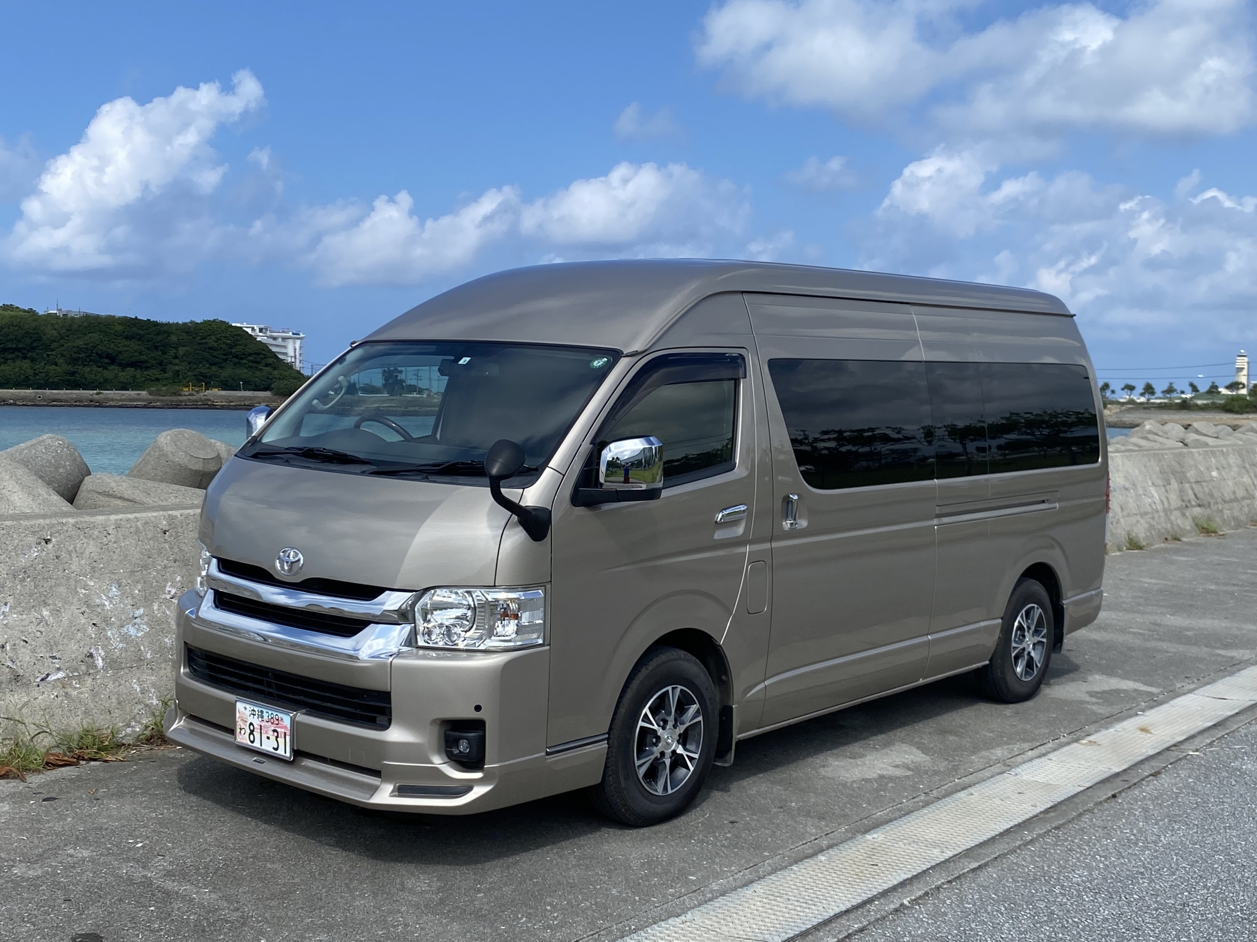 ハイエースワゴン グランドキャビン 10人乗り 4WD 普通免許運転OK