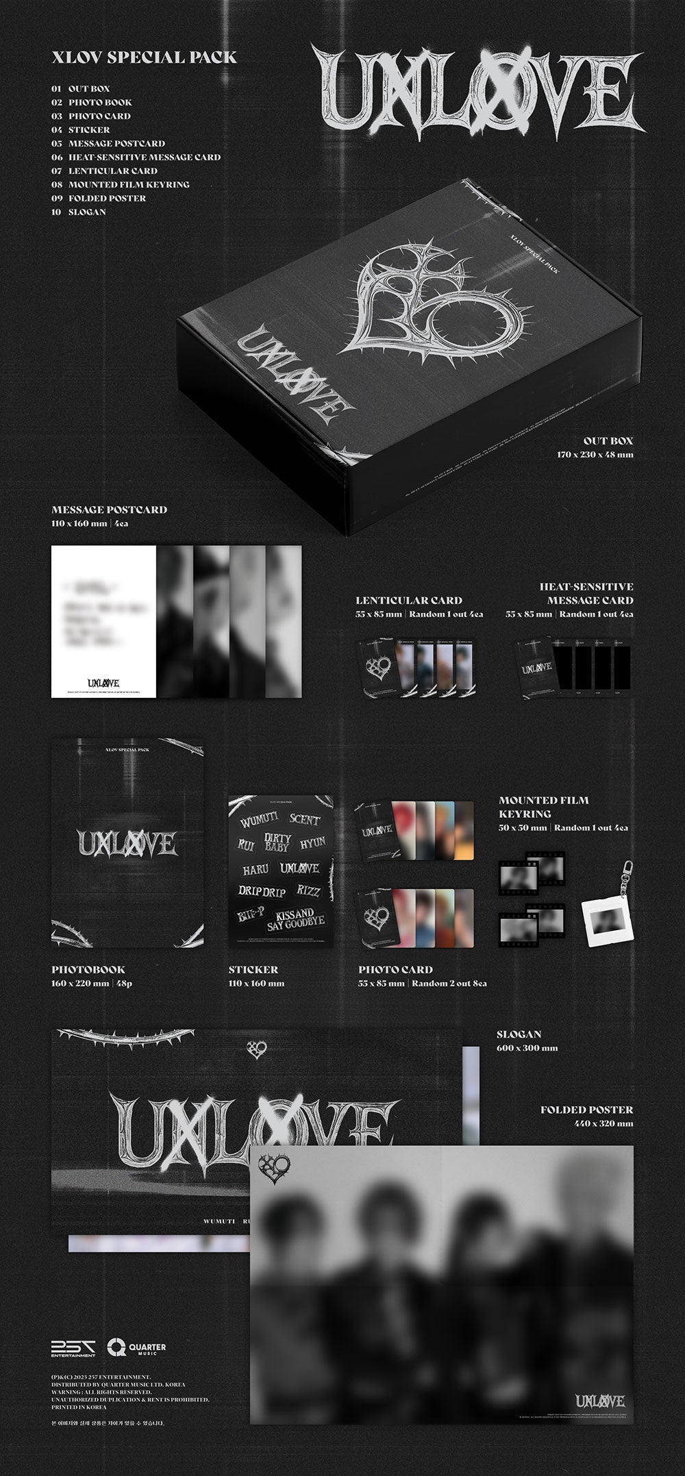 XLOV - 1ST MINI ALBUM [UXLXVE] (SPECIAL PACK) - Record Planet