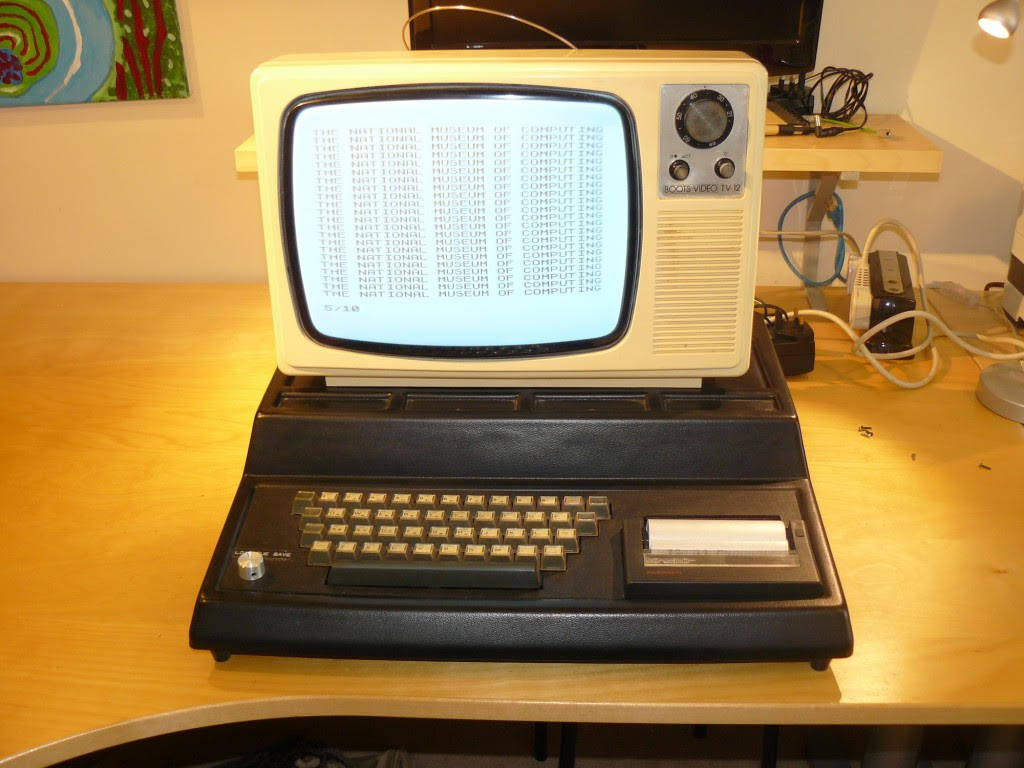 The 40-Year-Old Version: ZX81's sleek plastic case shows no sign