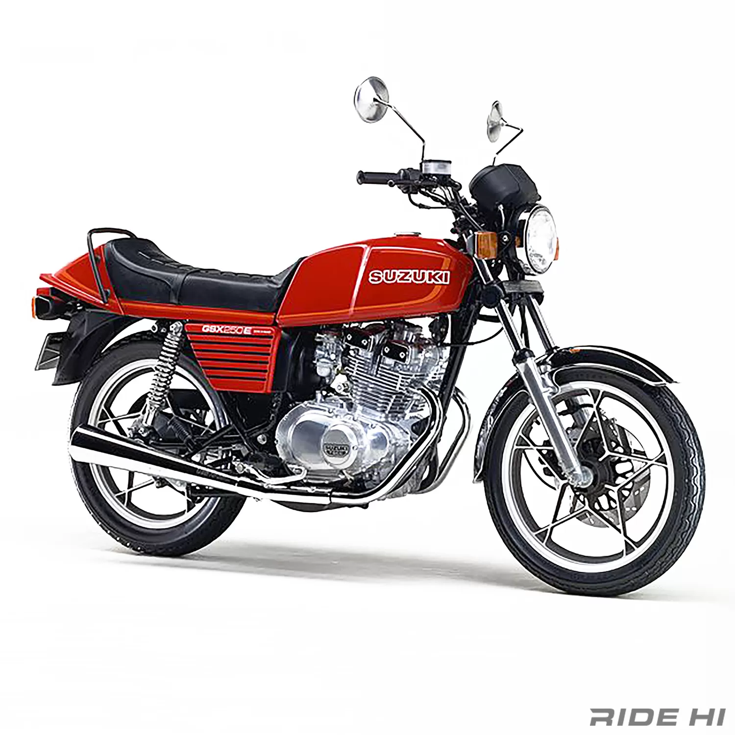 GSX250Eは400と異なるフレームでツインのメリットをアピール！【この