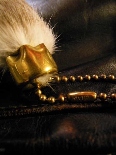 1950'S NOS LUCKY RABBIT FOOT CHARM/ビンテージ ラビットフット/白系