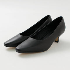 50％OFF】REMME（レメ） ポインテッド スクエア ヒールパンプス