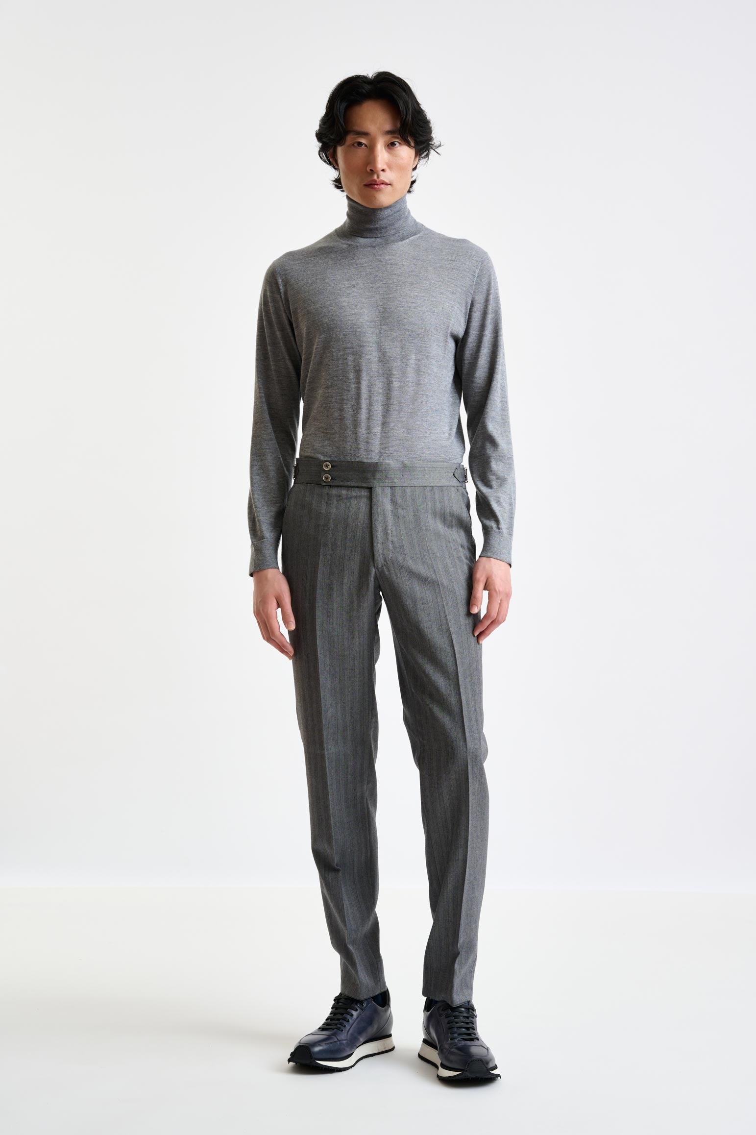 Grey Super 110's Wool Soho Suit Galaxy – Scabal