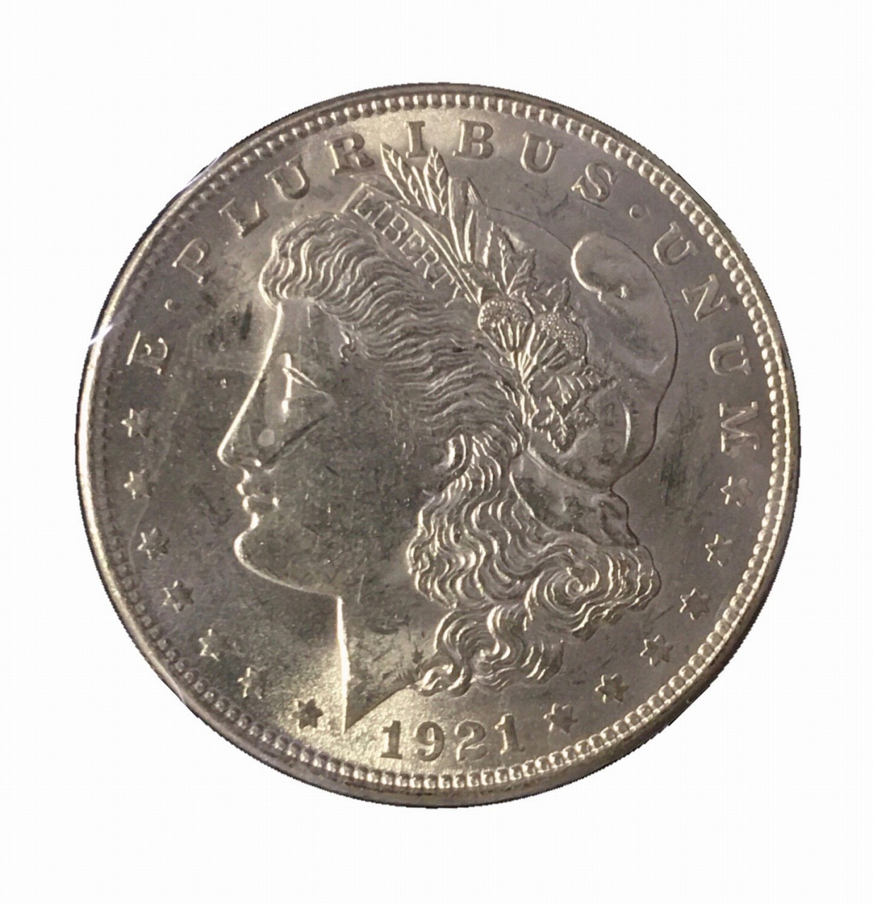 本物保証】1921年銘 アメリカ モルガンダラー MS64 銀貨 高評価 本物
