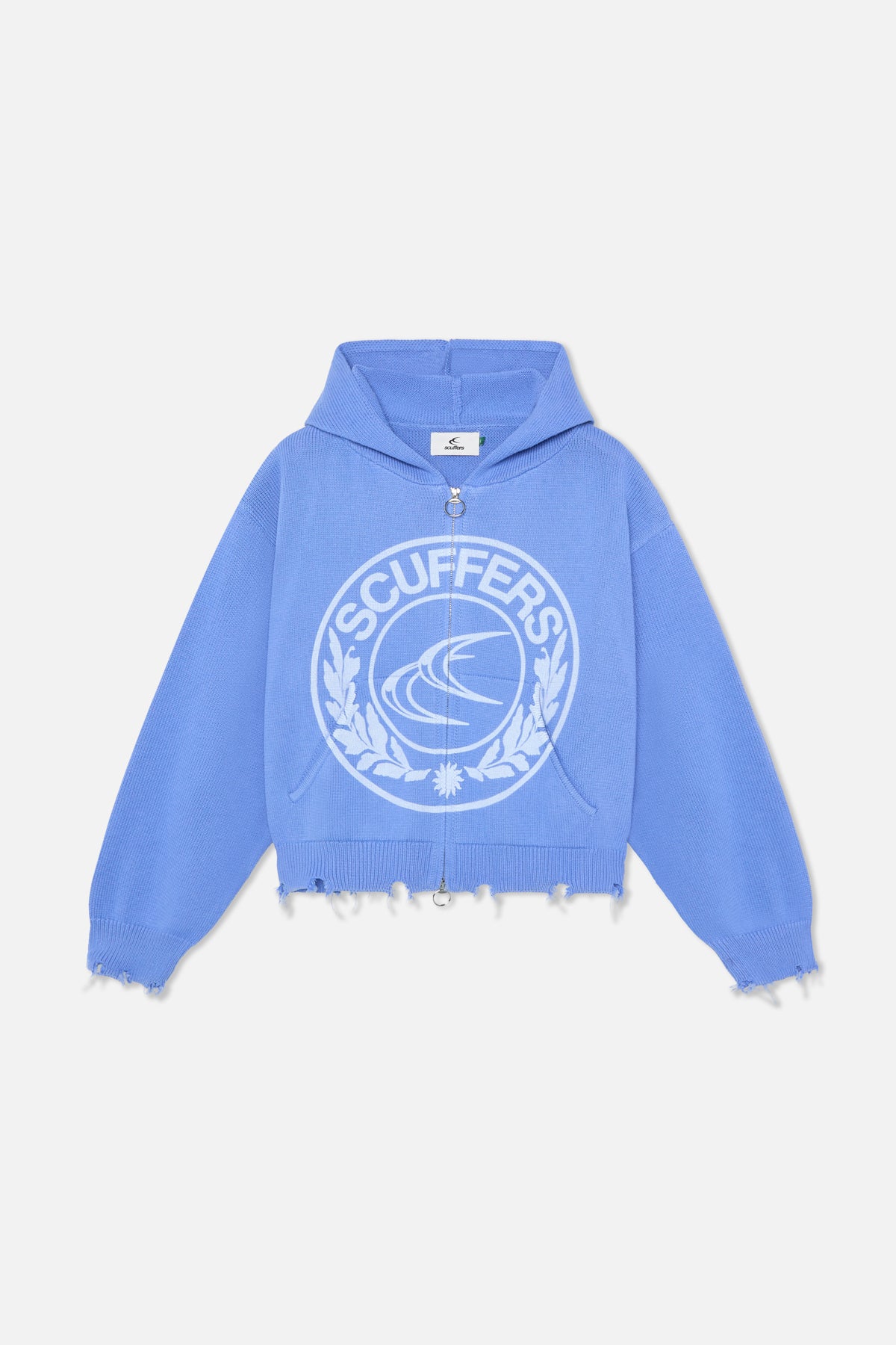 CLG Blue Knit Zipper – Scuffers