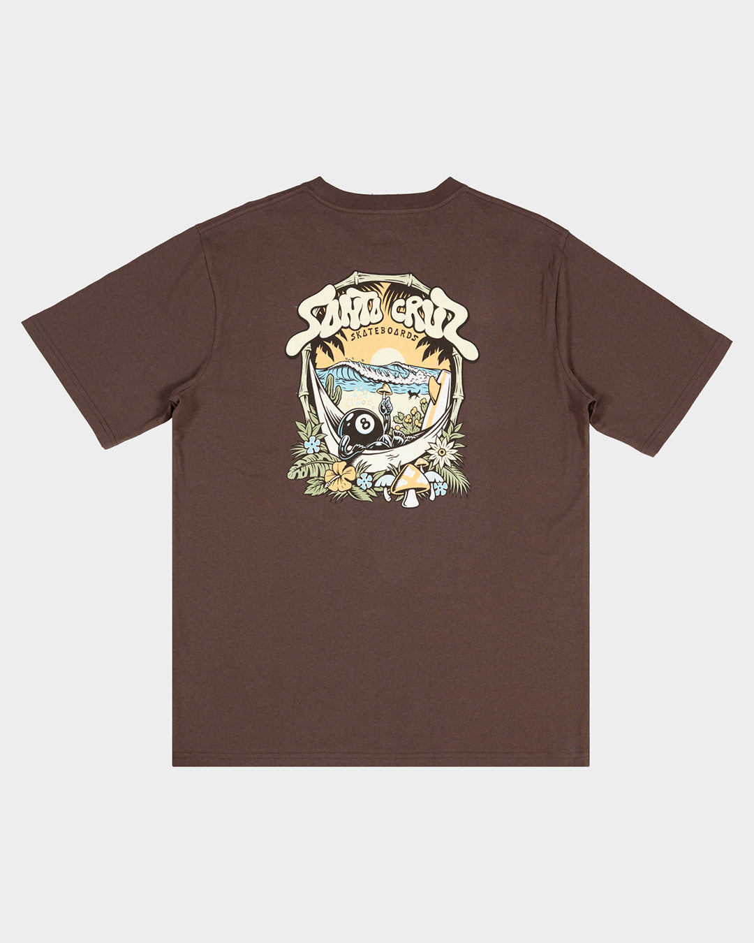 Winkowski 8baller Triparch Men's T-shirt Brown – Santa Cruz