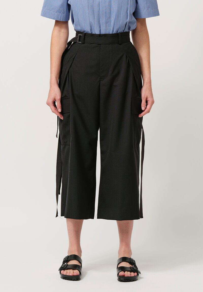 Sacai Suiting Pants in Black | Santa Fe Dry Goods . Workshop