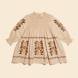 Mia' Dress - Almond – Sage Kids