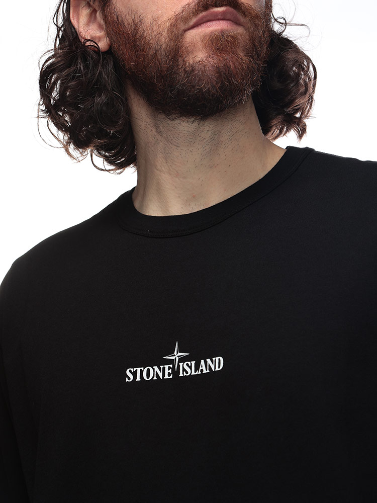 STONE ISLAND (ストーンアイランド) 袖ジップポケット クルーネック